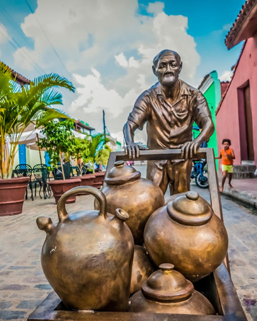 Del Carmen square, Travel The Art Route tour, Camagüey