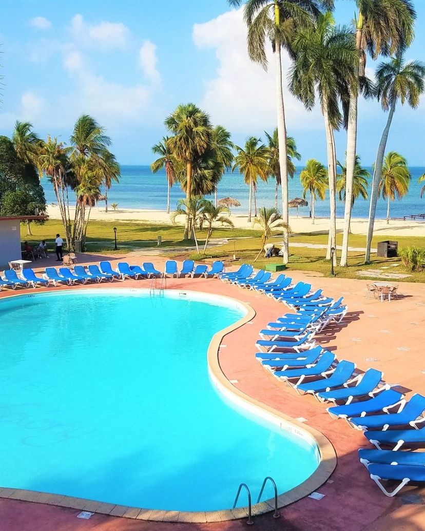 El Colony hotel panoramic view, Isla de la Juventud, Cuba.