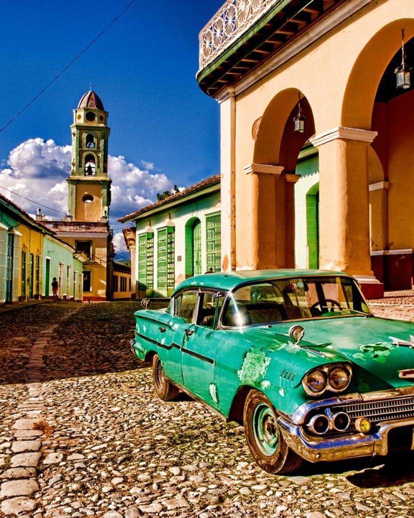 Trinidad Old City panoramic view, UNESCO World Heritage Site, Trinidad, Sancti Spíritus, Cuba.
