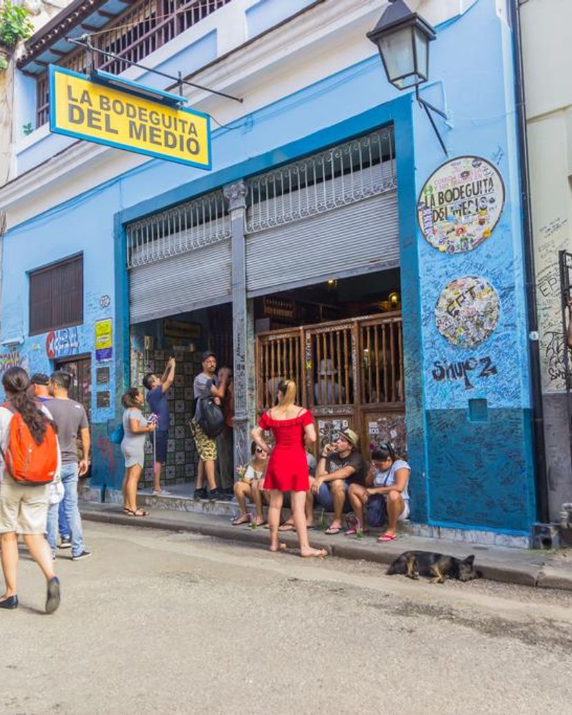 La Bodeguita del Medio Bar Restaurant, Old Havana, Havana, Cuba.