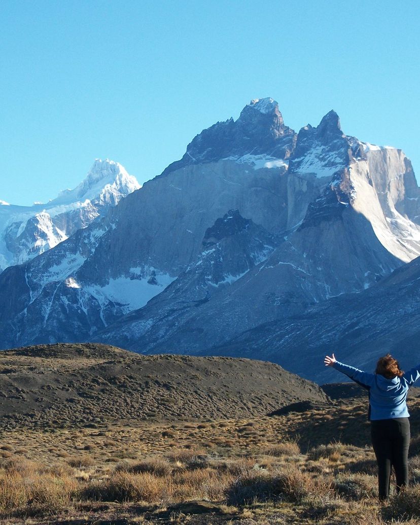 TORRES DEL PAINE NATIONAL PARK panoramic view, Puerto Natales, Chile. 