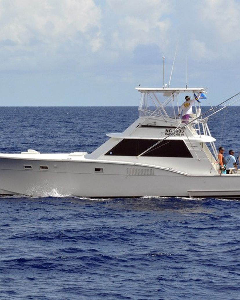 Bottom fishing tour in Marina Hemingway, Havana, Cuba.
