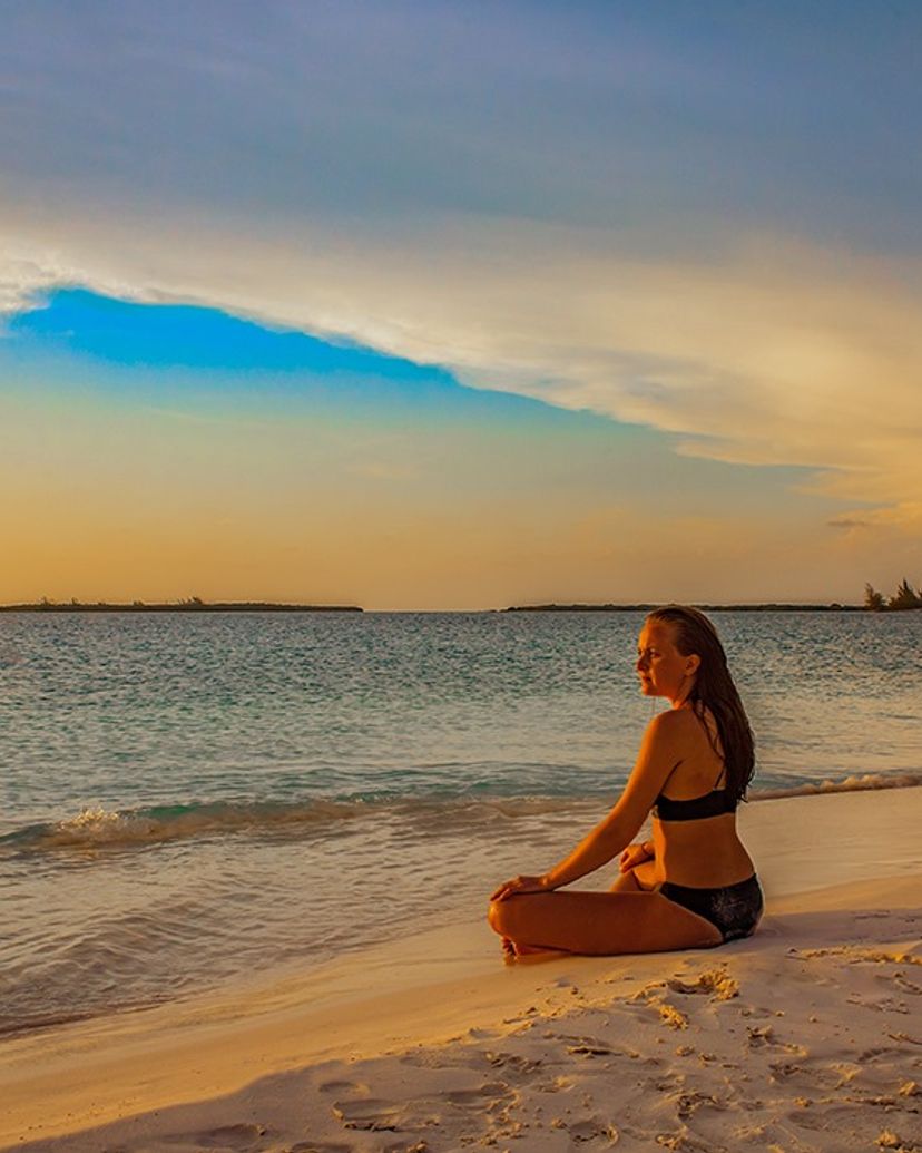 Playa Sirena panoramic view, Cayo Largo del Sur, Cuba.