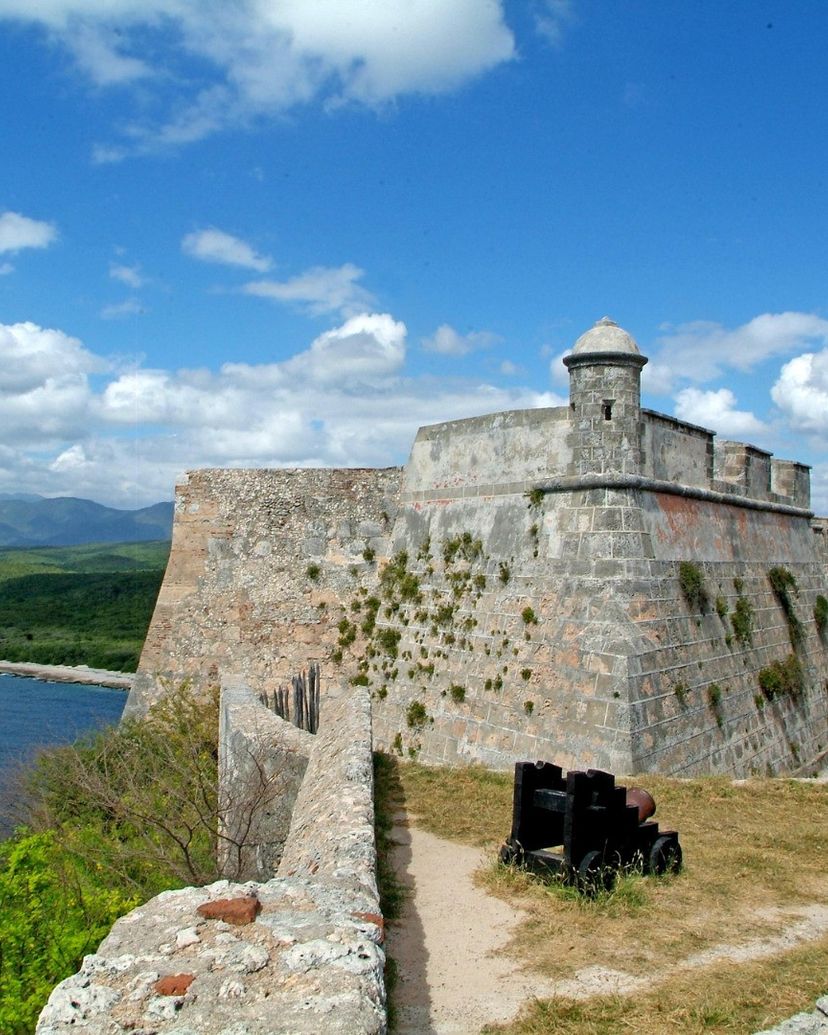 San Pedro de la Roca del Morro fortress panoramic view, Santiago de Cuba city