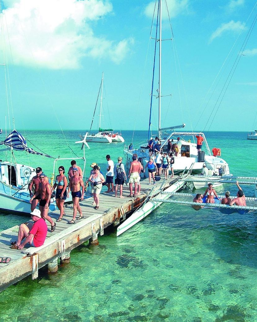 Cayo Rico panoramic view, Cayo Largo del Sur, Cuba.