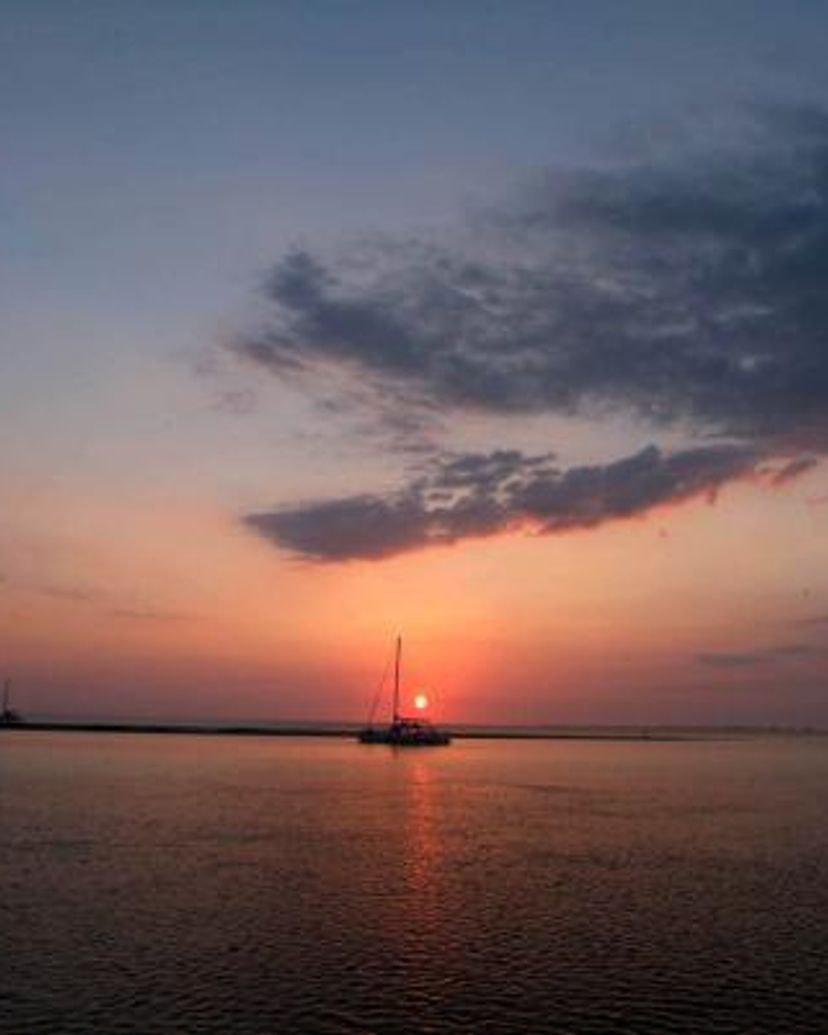 Sunset in Santa Lucia beach, Camaguey, Cuba.