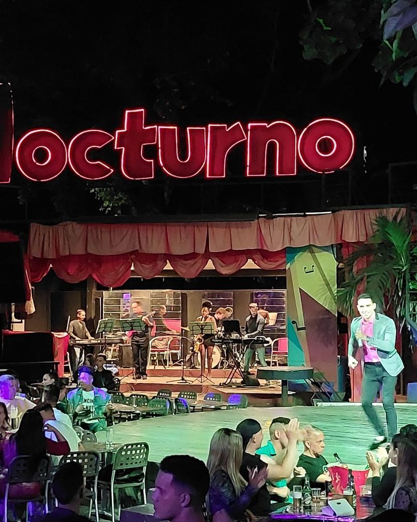 Cabaret Nocturno show in Holguín, Cuba.