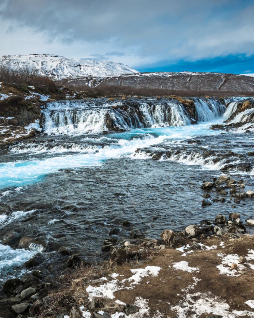 Bruarfoss, Iceland's hidden 'Blue Waterfall', Iceland