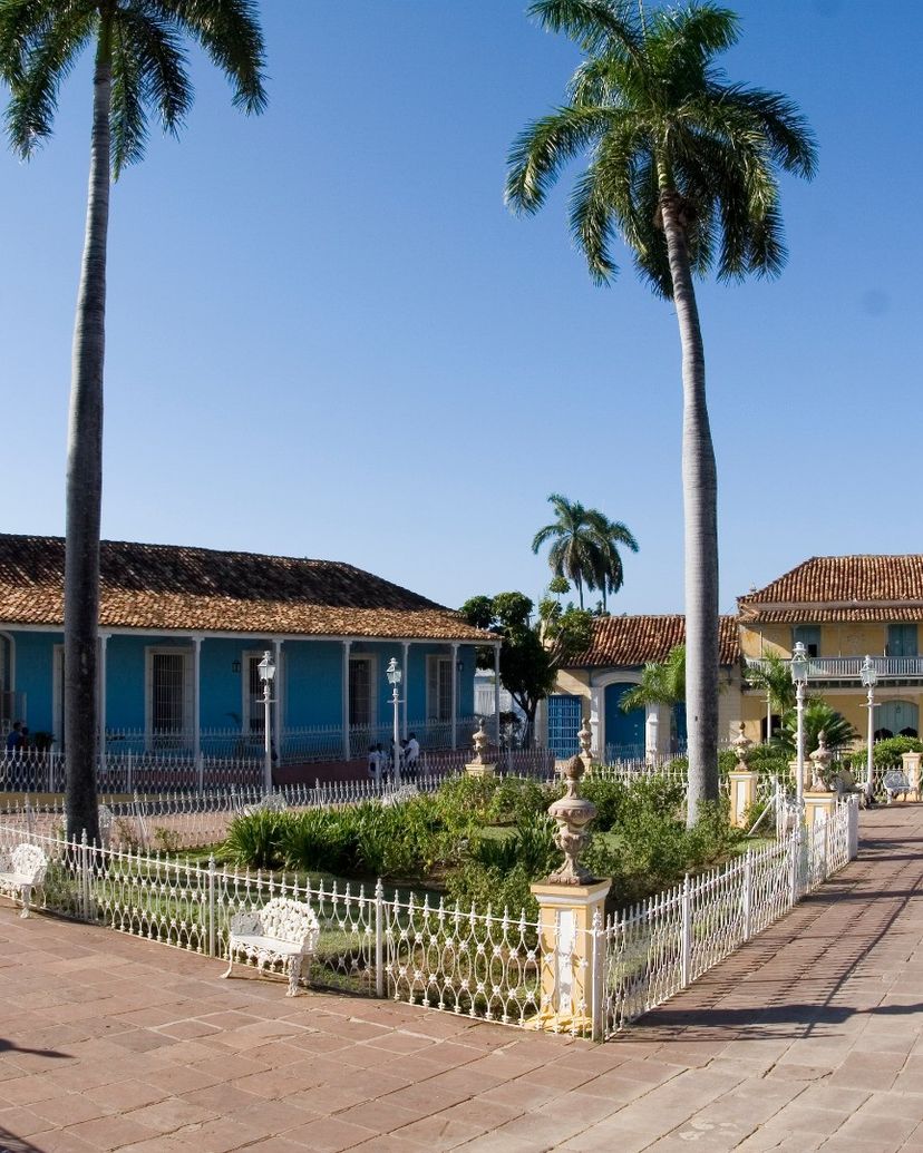Trinidad mayor square panoramic view