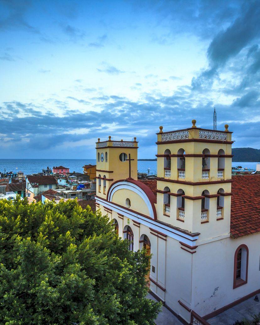 Baracoa city's panoramic view,, Guantánamo, Cuba.