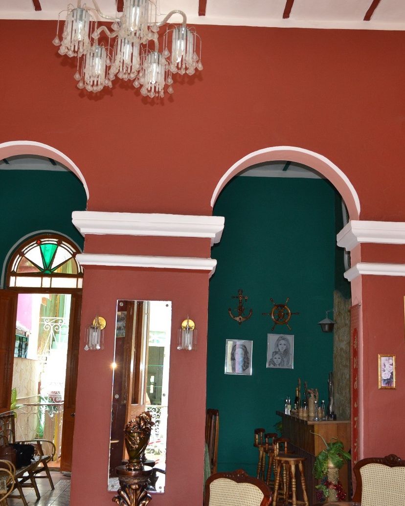 Panoramic house view