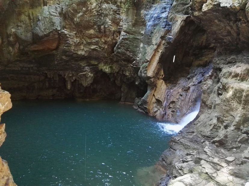 El Pilón waterfall panoramic view, Trinidad. “In Horse Carriage to El Pilón Waterfall” Tour