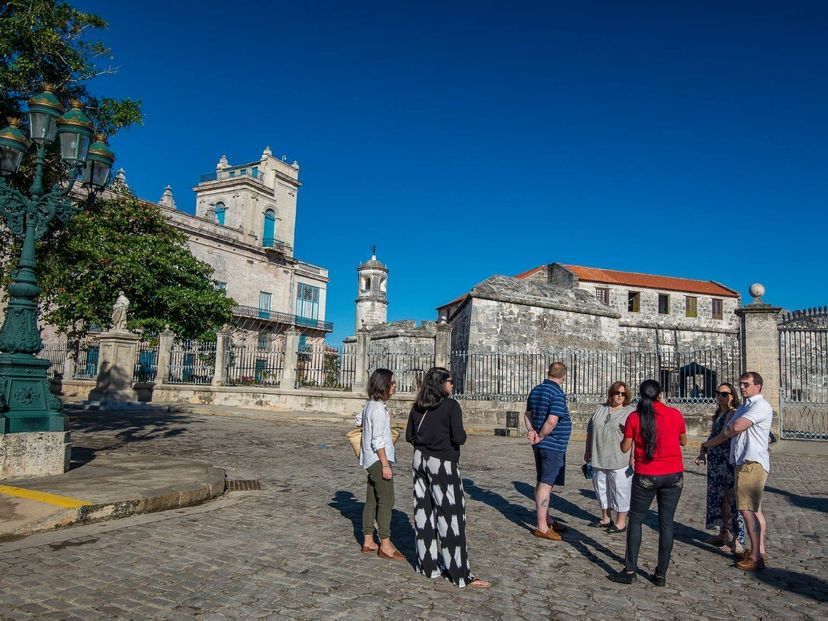 Palacio de la Real Fuerza (Palace of the Royal Force (Museum of Pyrateria)) panoramic view, Old Havana, La Habana, Cuba.