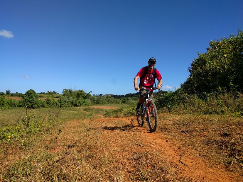 A Beauty and Sweaty Mountain Bike Tour in Viñales valley National Park, declared a Cultural Heritage Site by UNESCO, Pinar del Río