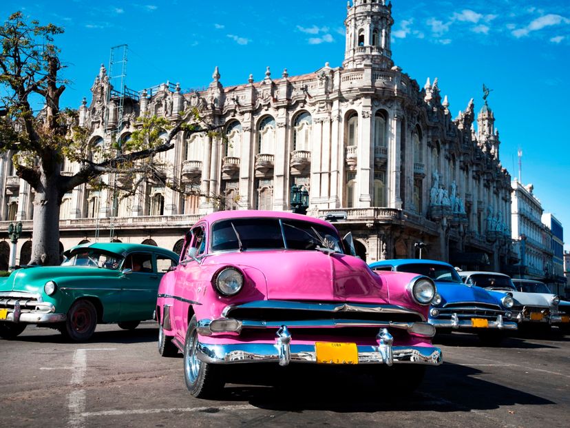The Great theater of Havana panoramic view, Old Havana. “Discovering Matanzas and Havana in Classic Cars” Tour