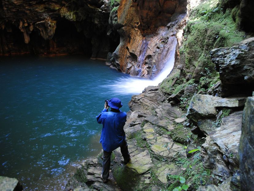 The Nengoa cave panoramic view, Topes de Collantes natural park, Cuba.