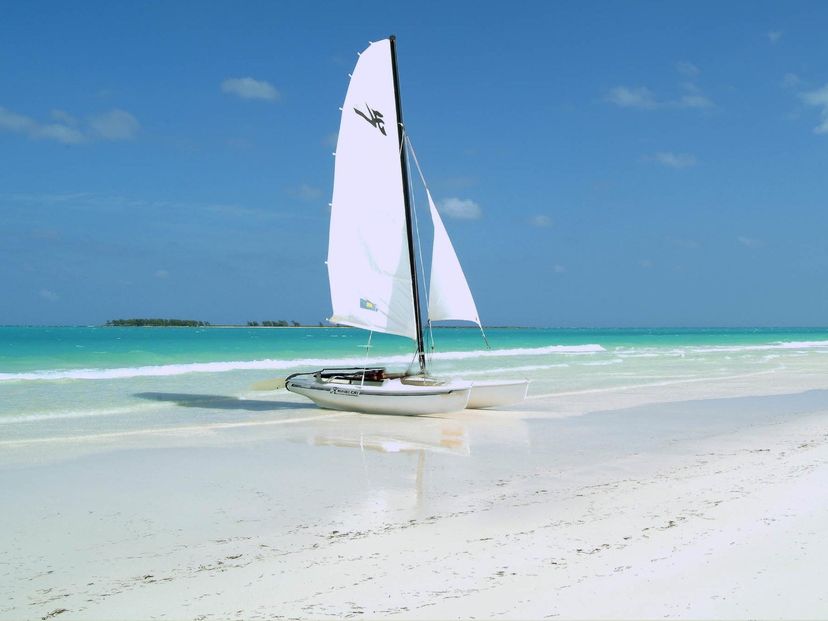 Playa Pilar and Cayo Media Luna panoramic view, Cayo Guillermo