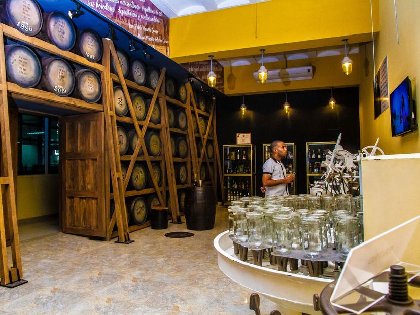 The Santiago de Cuba rum museum, Santiago de Cuba, Cuba.