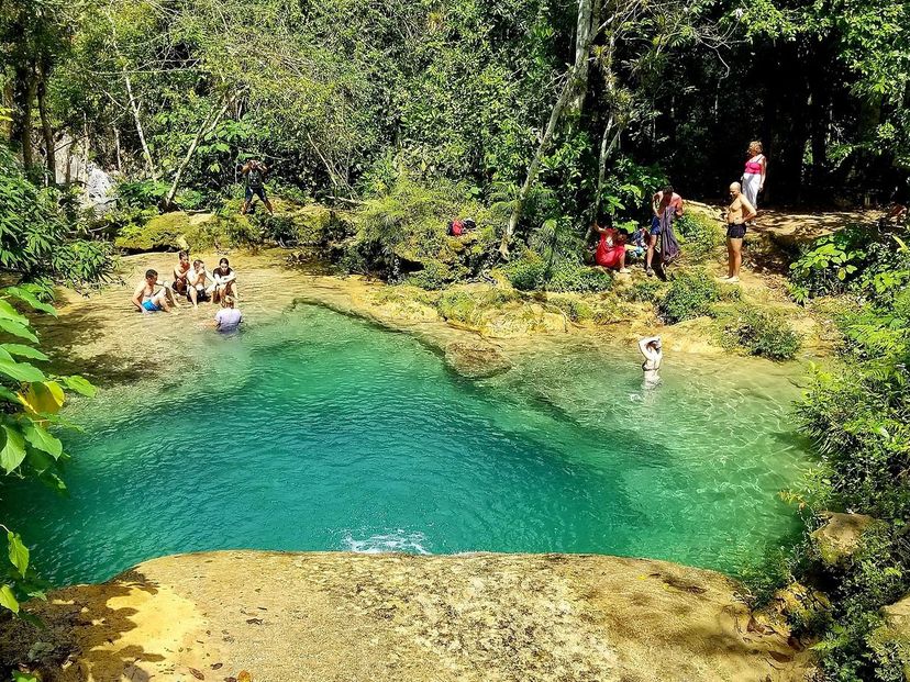 El Nicho Natural Park panoramic view, Cienfuegos, Cuba.
