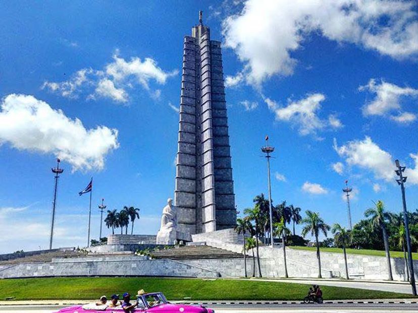 José Marti revolution square panoramic view, Havana, Cuba.