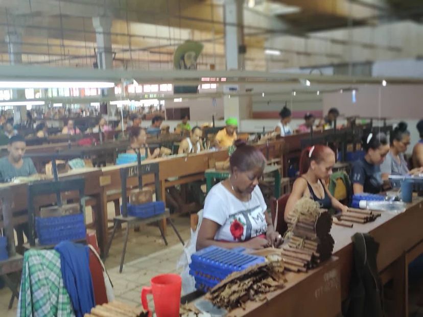The tobacco factory in Santiago de Cuba, Cuba.