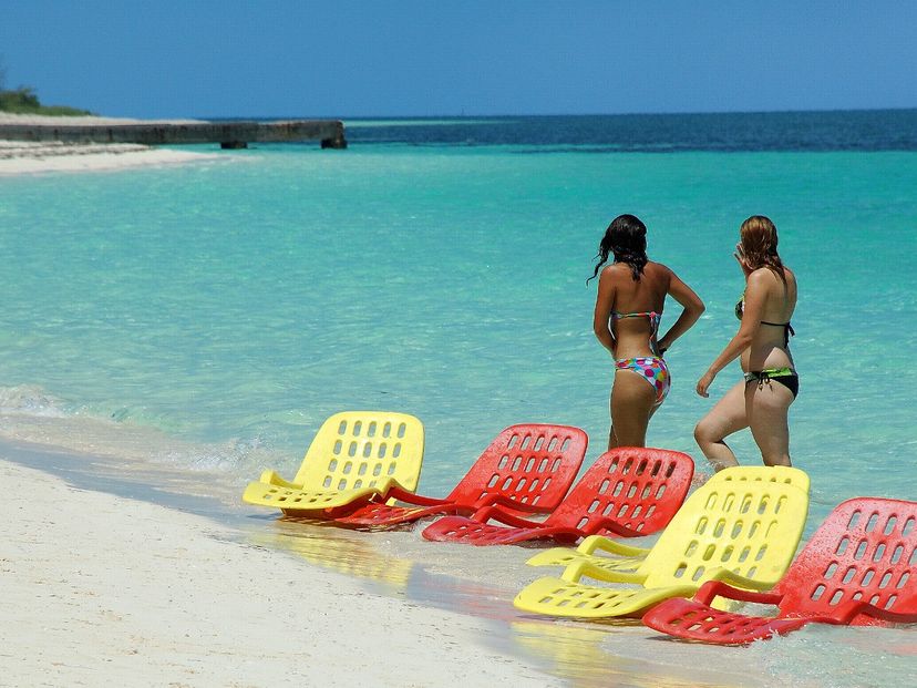 Panoramic Cayo Levisa beach view