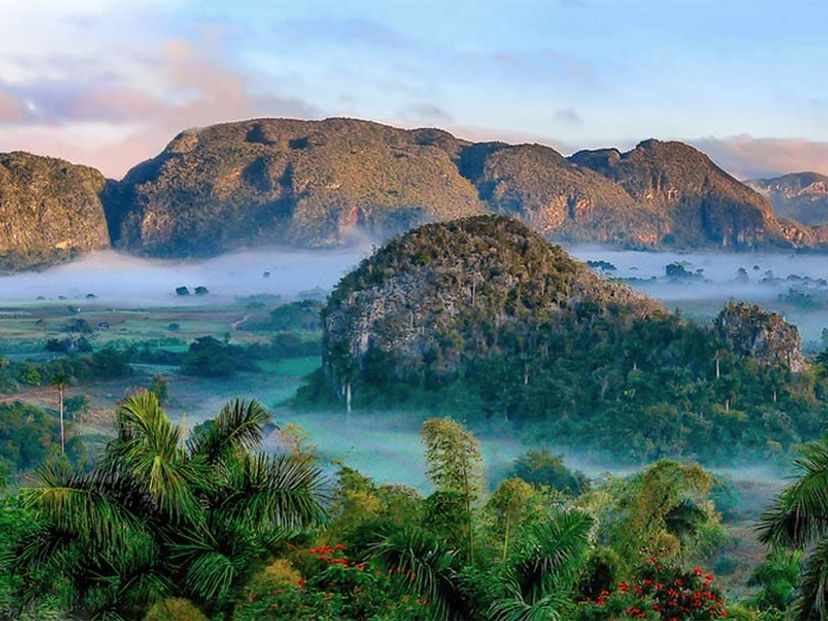 Viñales valley National Park, declared a Cultural Heritage Site by UNESCO, Pinar del Río