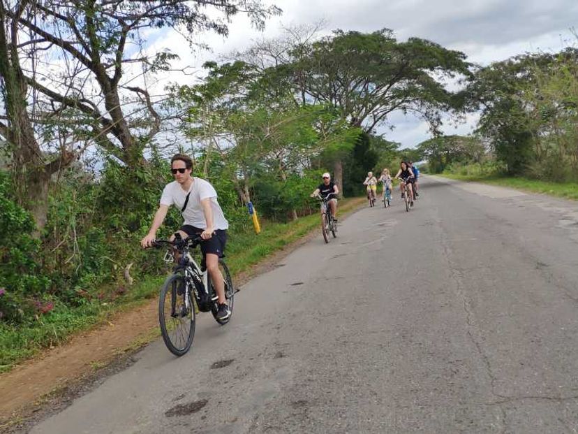 Bike tour in the Viñales Valley Natural Park, Viñales, Pinar del Río, Cuba.