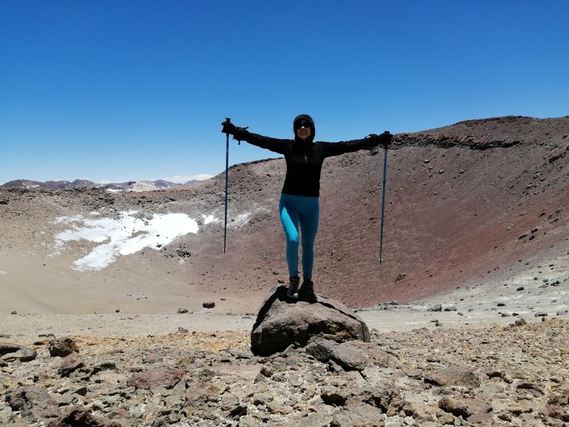 "TREKKING TO SACIEL VOLCANO" PREMIUM Tour, San Pedro de Atacama, Chile. 