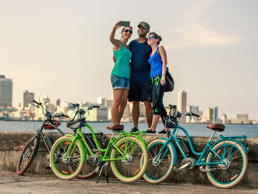 E-BIKE ride in Havana.