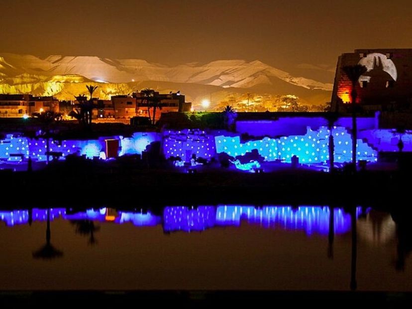 "LIGHT AND SOUND SHOW AT THE TEMPLES OF KARNAK" Private Tour, Luxor, Egypt.