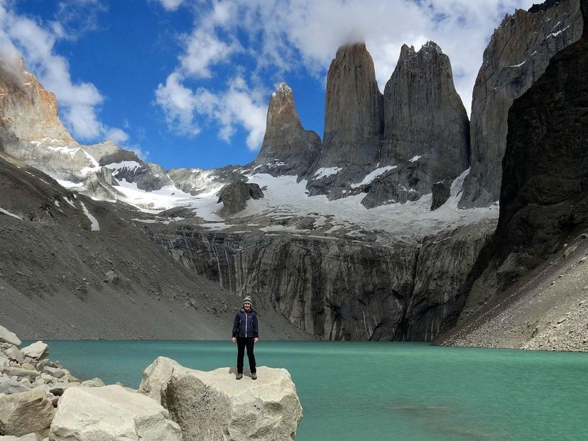 TORRES DEL PAINE NATIONAL PARK panoramic view, Chile.