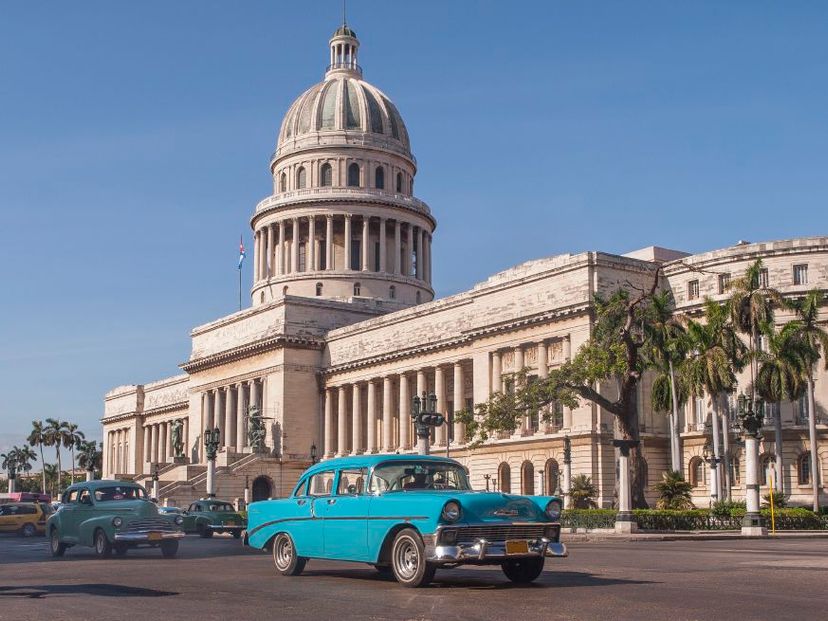 Capitol of Havana, Old Havana, Havana, Cuba.