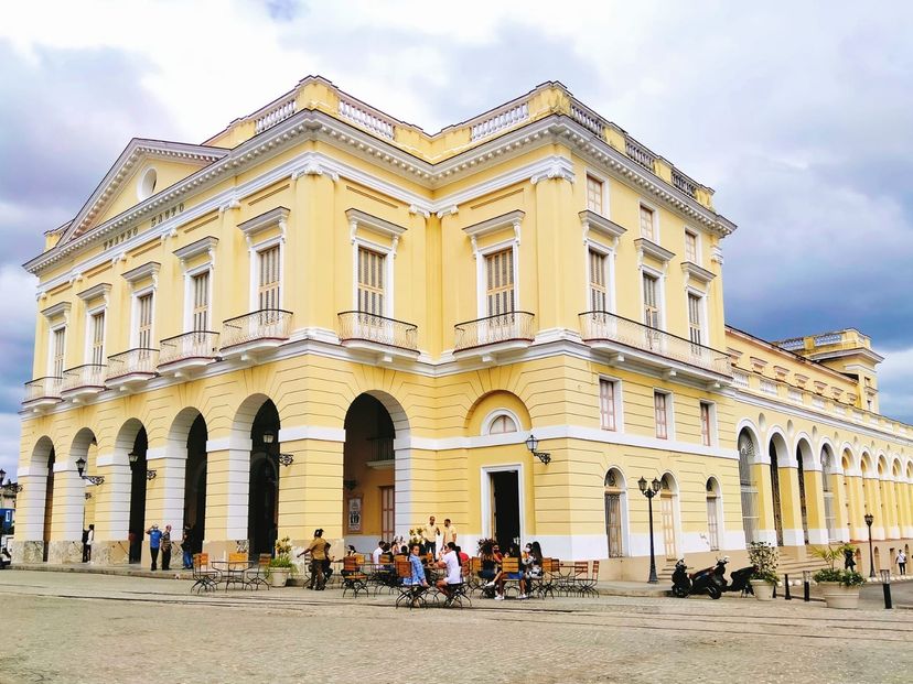 The Sauto teather panoramic view, Matanzas, Cuba.