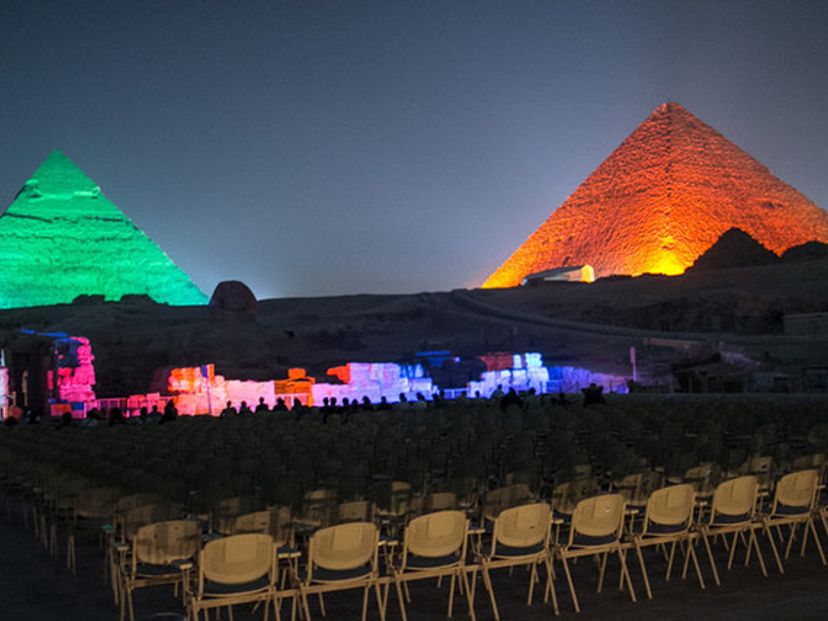 "LIGHT AND SOUND SHOW AT THE PYRAMIDS OF GIZA" Private Tour. Departure ...
