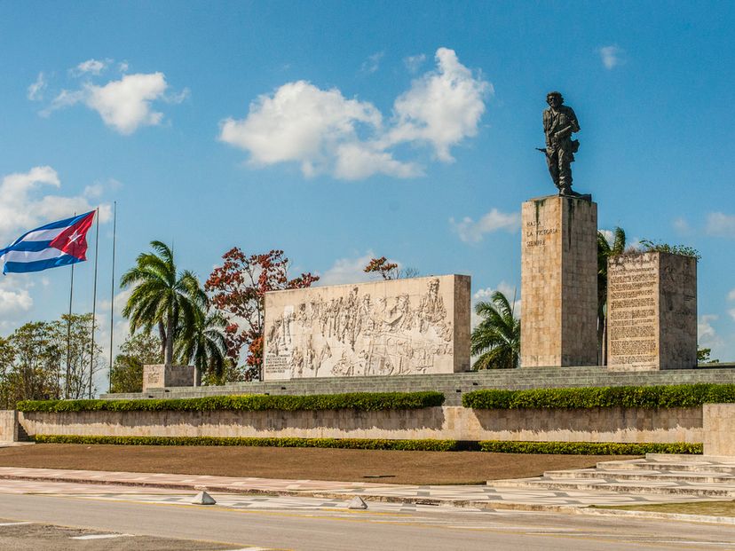 Ernesto Guevara revolution square panoramic view, Santa Clara, Villa Clara, Cuba.