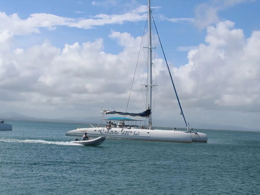 “CATAMARAN RIDE (BLUE ADVENTURE)” Tour, Ramón de Antillas beach, Holguín, Cuba.