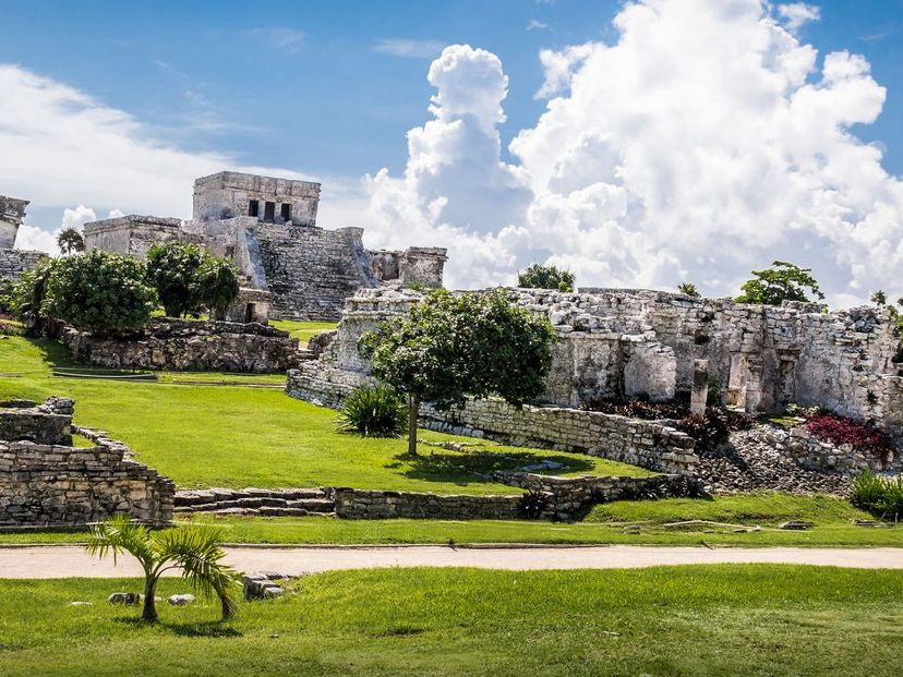 Tulum archeological site, Quiintana Roo, Mexico. TULÚM – XEL-HÁ Tour