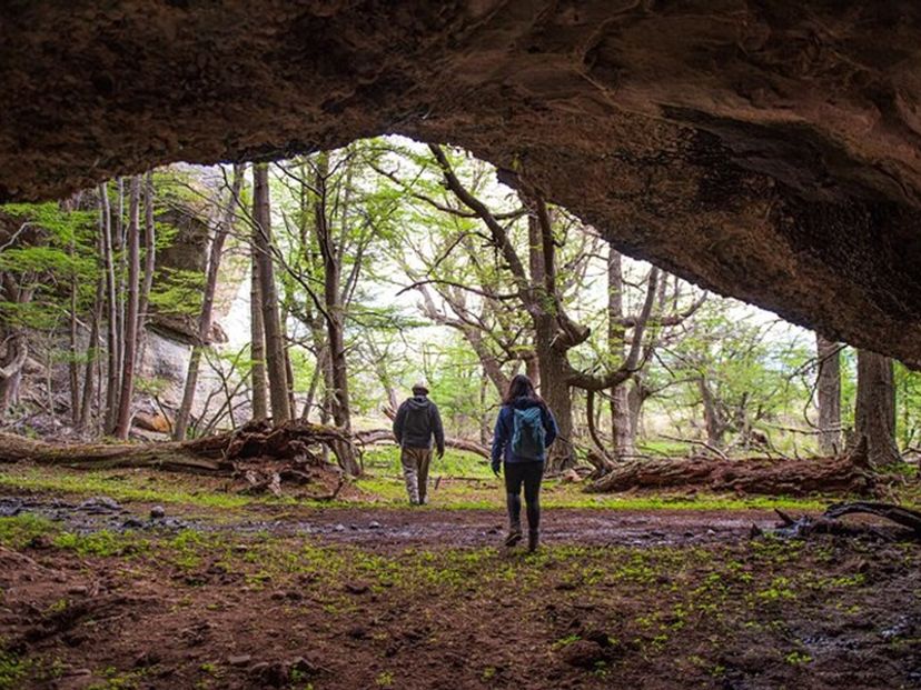 “ROCK PAINTINGS AT CERRO BENITEZ” Tour, Torres del Paine Natural Park, Chile.