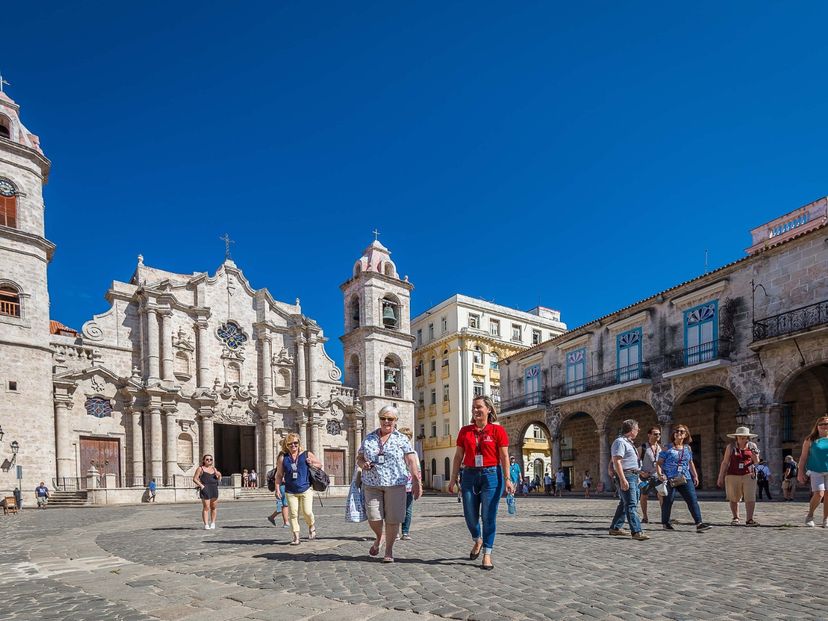 Cathedral of Havana panoramic view, Old Havana, La Habana, Cuba.
