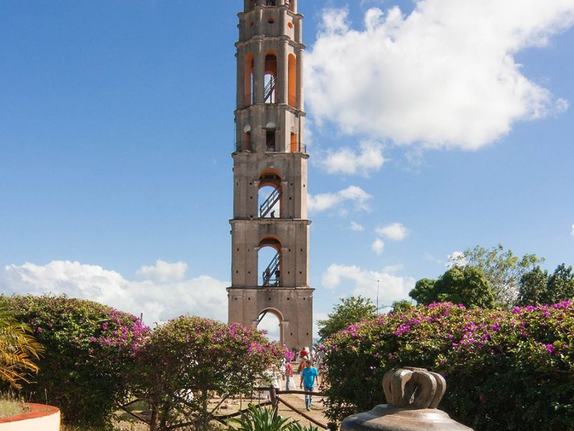 Manaca Iznaga tower panoramic view, Valley of the Sugar Mills, Trinidad, Sancti Spíritus. “To the Valley of the Mills and Ancon Beach, An Unforgettable Day” Tour