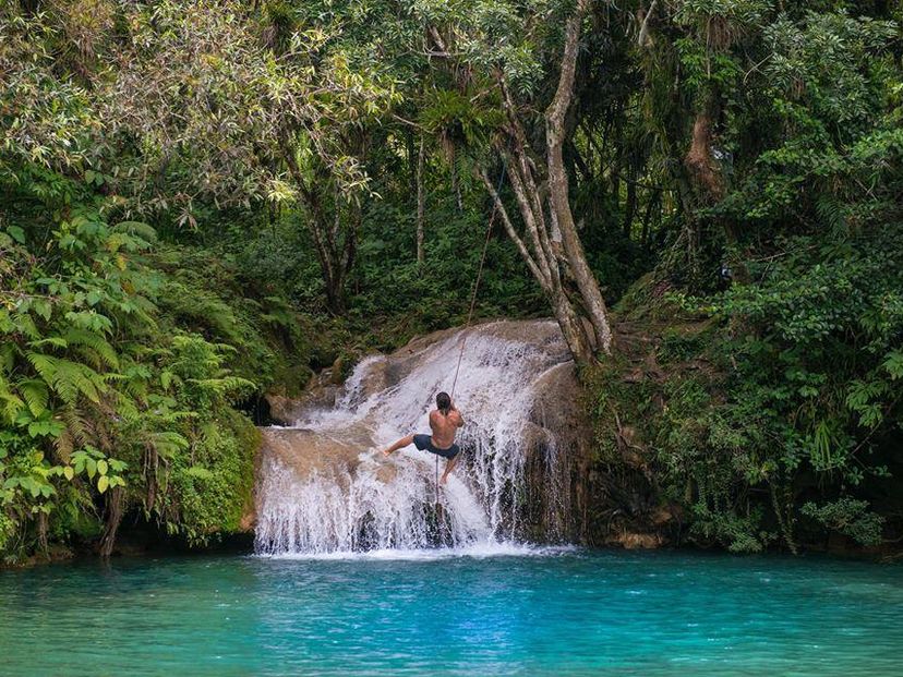Guanayara Natural Park panoramic view, Topes de Collantes, Sancti Spíritus, Cuba.