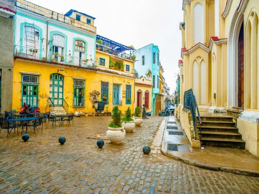 Santo Angel neighborhood panoramic view, Old Havana, La Habana, Cuba.