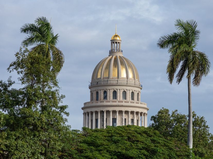 The Capitol of Havana panoramic view, Old Havana, Havana, Cuba.