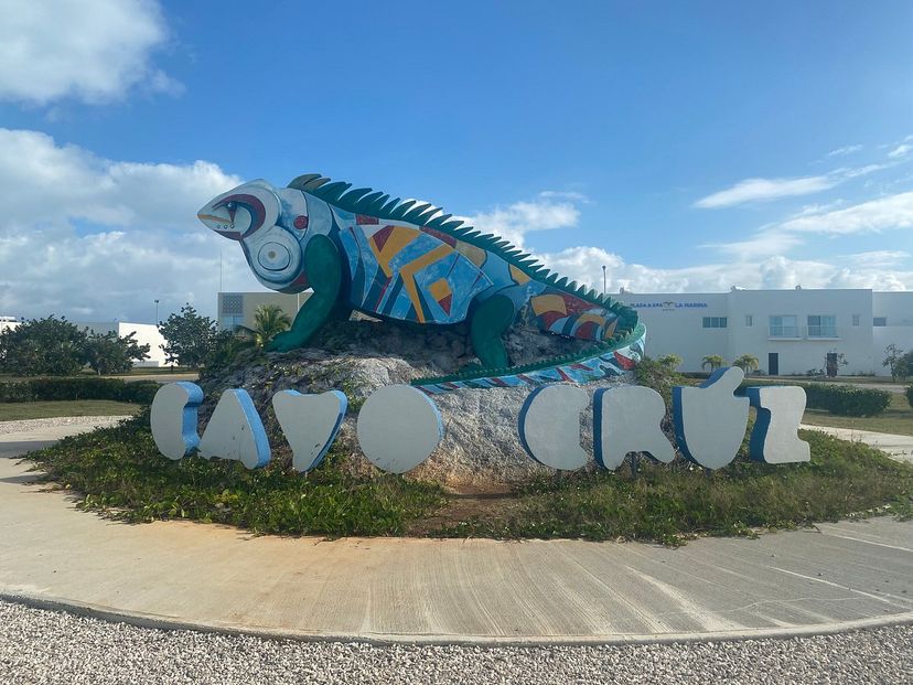Cayo Cruz panoramic view, Jardines del Rey, Camagüey, Cuba.