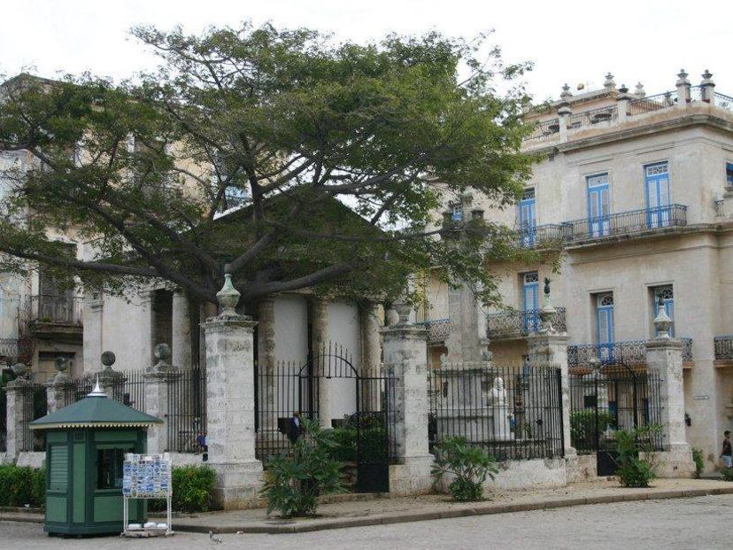 El Templete, National Monument and foundational site of Havana. Plaza de Armas, Old Havana, Havana, Cuba.