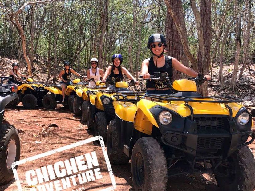 ATV Adventure, a unique experience at Chichen Adventure Park. Chichen Itza.