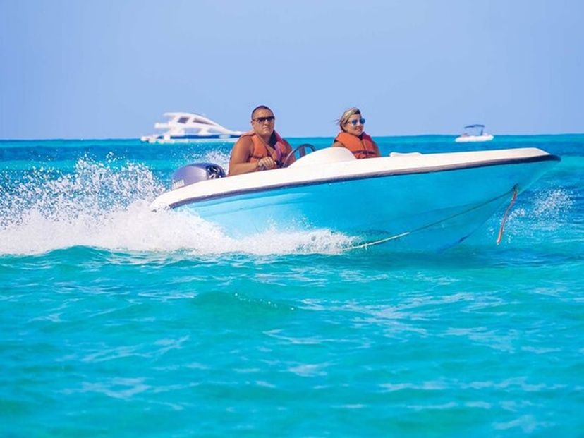SPEEDBOAT ADVENTURE IN PUNTA CANA, Dominican Republic. 