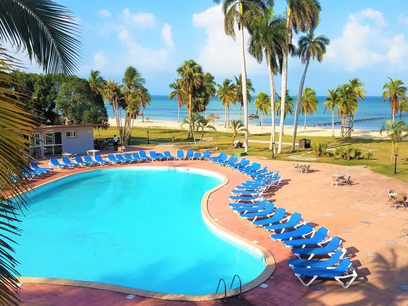 El Colony hotel panoramic view, Isla de la Juventud, Cuba.
