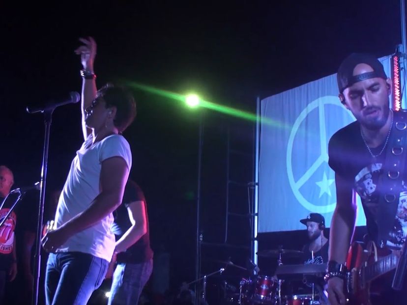 Rock concert, Las Morlas square, Varadero